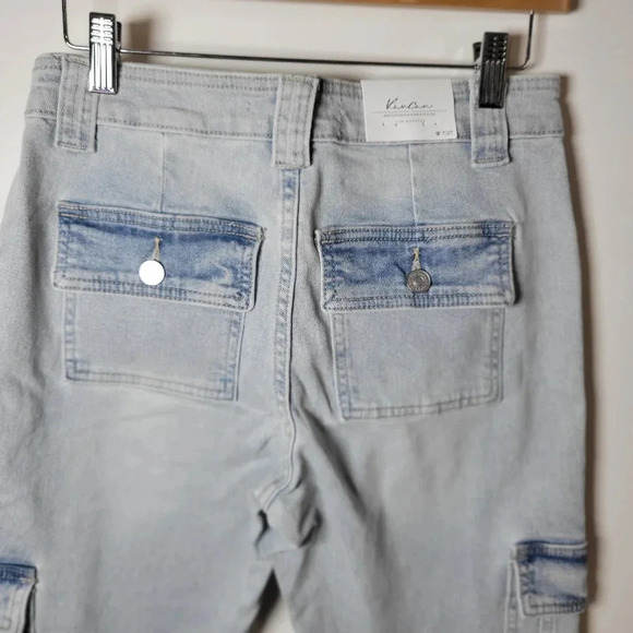 KanCan Felicity High Rise Slim Straight Leg Cargo Utility Gorpcore Pants 27 NWT - Picture 6 of 7